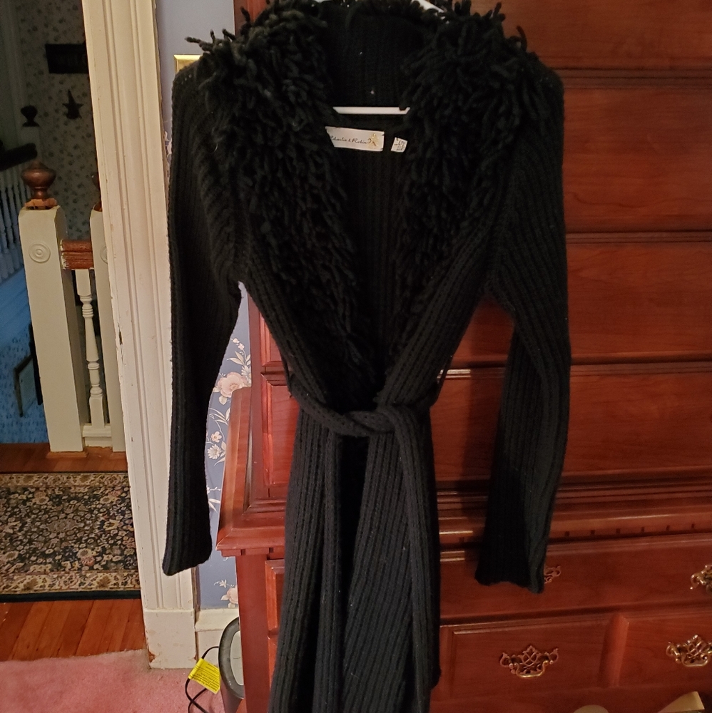 Charlie and Robin coat sweater by Anthropologie